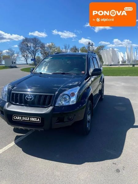 Toyota Land Cruiser Prado, 2008 р., Газ пропан-бутан / Бензин, 201 тис. км, Позашляховик / Кросовер, Чорний, Сміла AT-10417936 фото