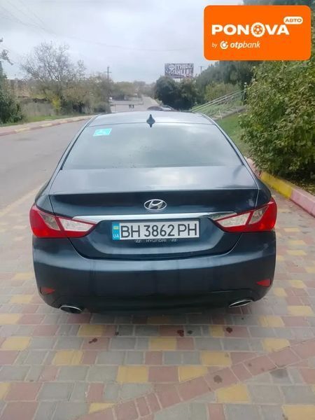 Hyundai Sonata, 2014 г., Бензин, 148 тыс. км, Седан, Синий, Одесса AT-10404051 фото