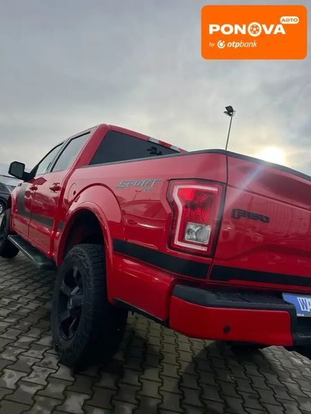 Ford F-150, 2016 р., Бензин, 157 тис. км, Позашляховик / Кросовер, Червоний, Луцьк AT-10405362 фото