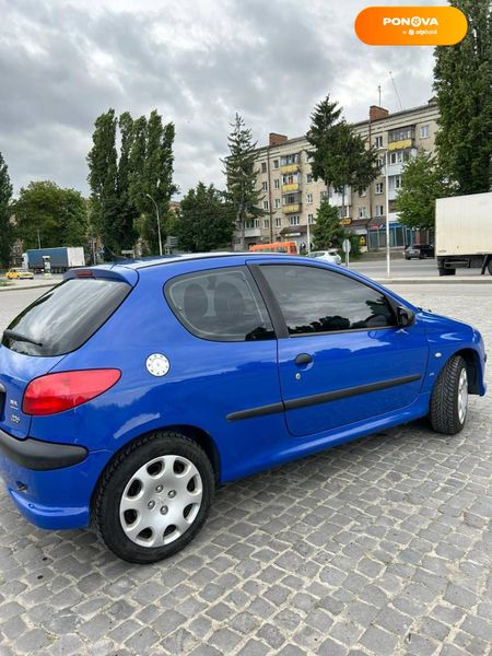 Peugeot 206, 2001, Бензин, 1.6 л., 262 тис. км, Хетчбек, Синій, Кам'янець-Подільський Cars-Pr-58127 фото