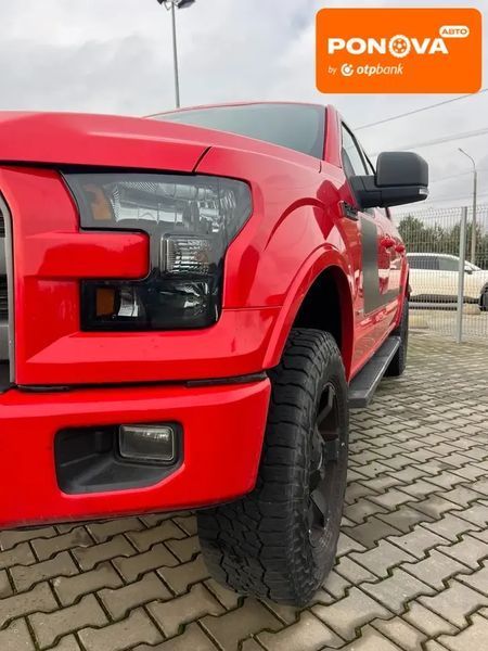 Ford F-150, 2016 р., Бензин, 157 тис. км, Позашляховик / Кросовер, Червоний, Луцьк AT-10405362 фото