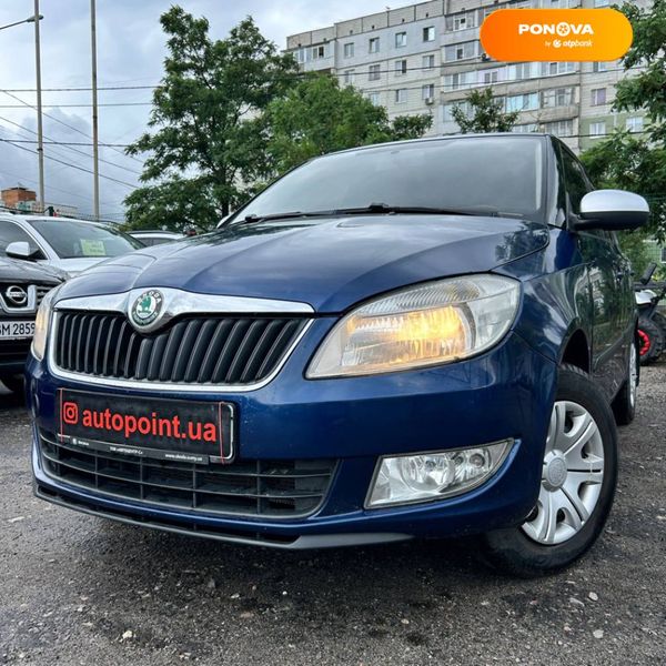 Skoda Fabia, 2008, Газ пропан-бутан / Бензин, 1.2 л., 221 тис. км, Хетчбек, Синій, Суми 107191 фото