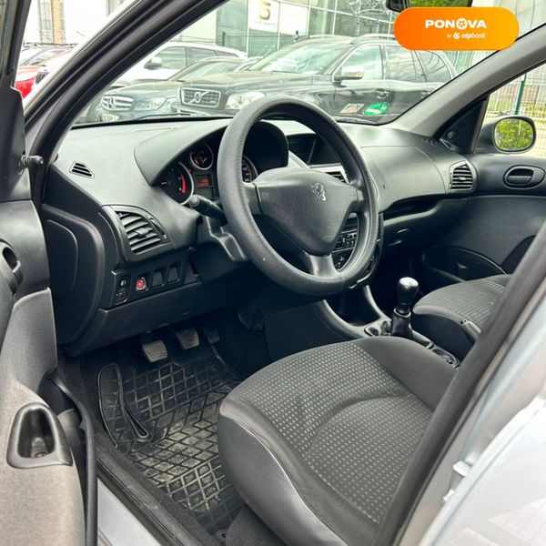 Peugeot 206, 2010, Дизель, 1.4 л., 203 тис. км, Хетчбек, Сірий, Суми 47693 фото