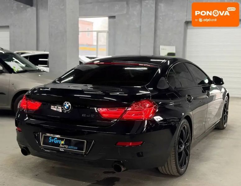 BMW 6 Series Gran Coupe, 2013 р., Бензин, 236 тис. км, Купе, Чорний, Кам'янське (Дніпродзержинськ) AT-10412895 фото