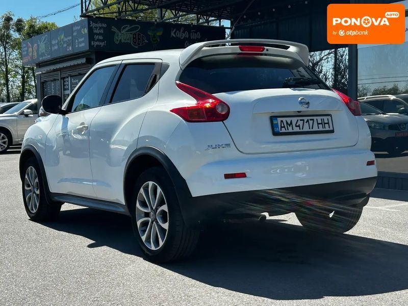 Nissan Juke, 2013 г., Бензин, 122 тыс. км, Хетчбек, Белый, Житомир AT-10416670 фото