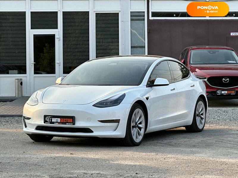 Tesla Model 3, 2022, Електро, 74 тис. км, Седан, Білий, Харків 108815 фото