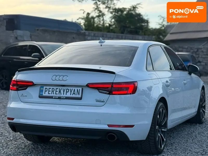 Audi A4, 2016 р., Бензин, 186 тис. км, Седан, Білий, Дніпро (Дніпропетровськ) AT-10420341 фото