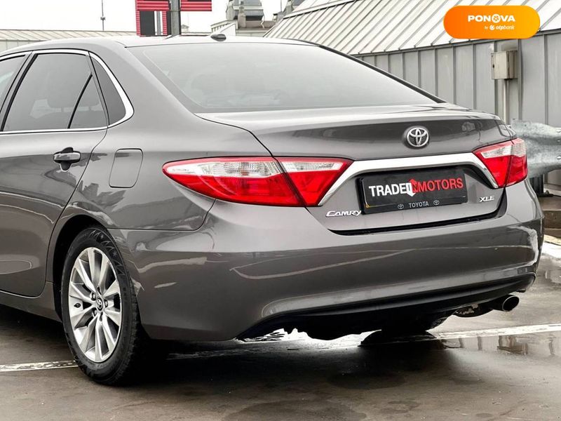 Toyota Camry, 2016, Газ пропан-бутан / Бензин, 2.49 л., 50 тис. км, Седан, Сірий, Київ 19406 фото