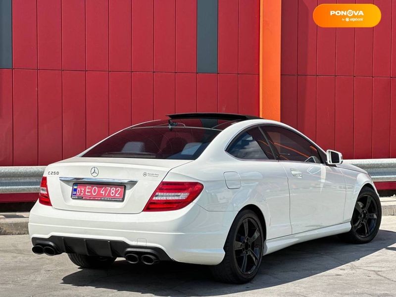 Mercedes-Benz C-Class, 2012, Бензин, 1.8 л., 215 тис. км, Купе, Білий, Київ 108018 фото