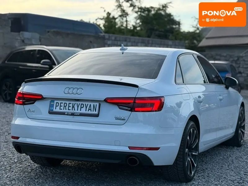 Audi A4, 2016 р., Бензин, 186 тис. км, Седан, Білий, Дніпро (Дніпропетровськ) AT-10420341 фото