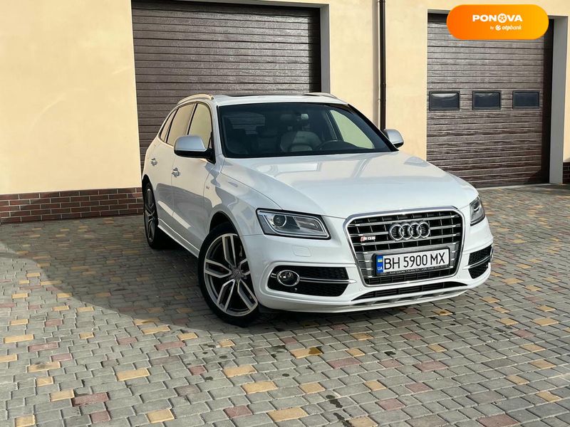 Audi SQ5, 2015, Дизель, 2.97 л., 85 тыс. км, Внедорожник / Кроссовер, Белый, Одесса Cars-Pr-65881 фото