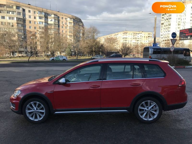 Volkswagen Golf Alltrack, 2017, Бензин, 1.8 л., 78 тыс. км, Универсал, Красный, Одесса 17621 фото