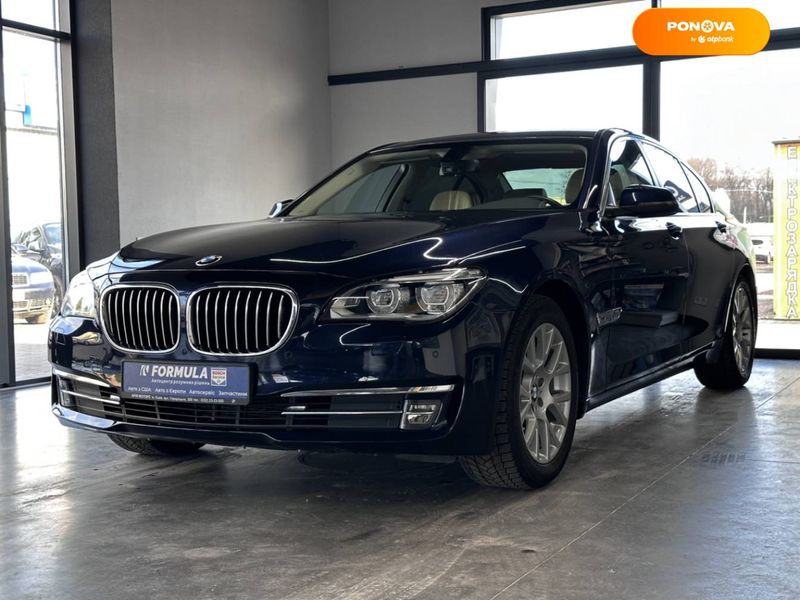 BMW 7 Series, 2014, Дизель, 3 л., 194 тыс. км, Седан, Синий, Нововолынск 31643 фото