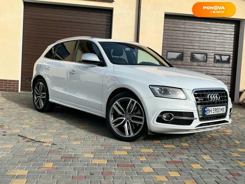 Audi SQ5, 2015, Дизель, 2.97 л., 85 тыс. км, Внедорожник / Кроссовер, Белый, Одесса Cars-Pr-65881 фото