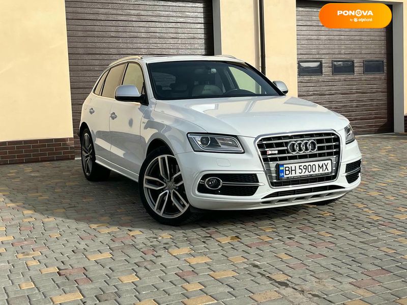 Audi SQ5, 2015, Дизель, 2.97 л., 85 тыс. км, Внедорожник / Кроссовер, Белый, Одесса Cars-Pr-65881 фото