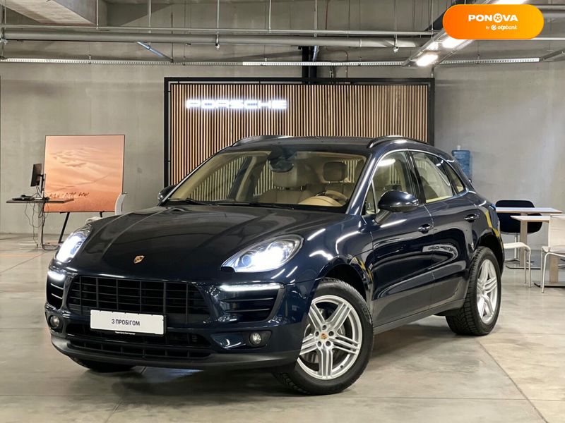 Porsche Macan, 2017, Бензин, 1.98 л., 99 тис. км, Позашляховик / Кросовер, Синій, Київ 108237 фото