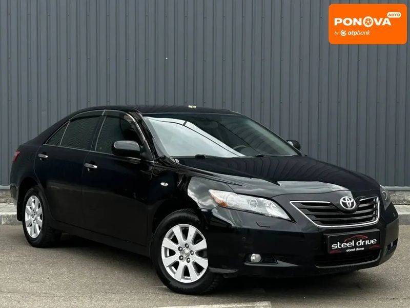Toyota Camry, 2008 р., Газ пропан-бутан / Бензин, 265 тис. км, Седан, Чорний, Миколаїв AT-10414088 фото