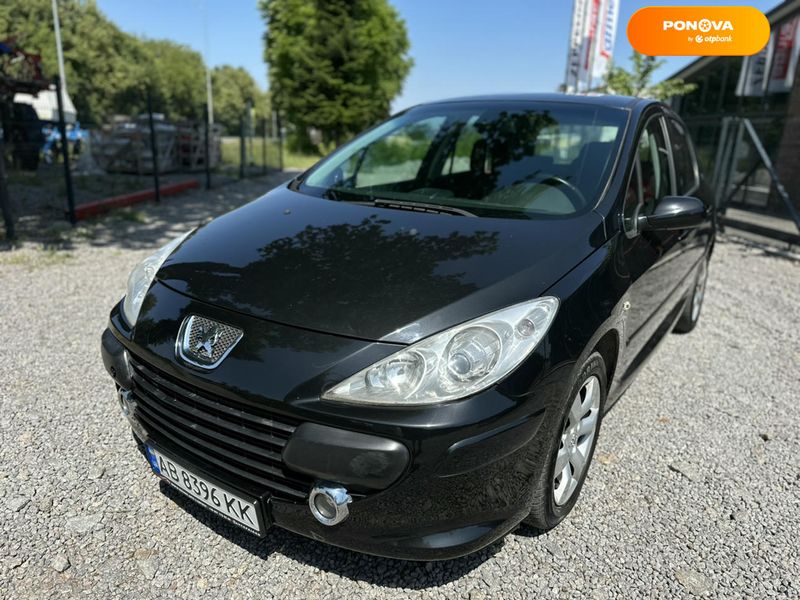 Peugeot 307, 2005, Бензин, 1.6 л., 197 тис. км, Хетчбек, Чорний, Вінниця 52376 фото