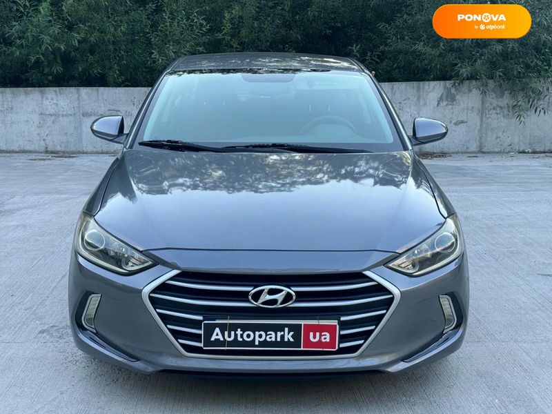 Hyundai Elantra, 2018, Бензин, 2 л., 49 тис. км, Седан, Сірий, Київ 101876 фото