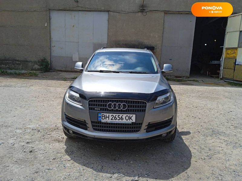 Audi Q7, 2007, Газ пропан-бутан / Бензин, 4.2 л., 180 тис. км, Позашляховик / Кросовер, Сірий, Одеса Cars-Pr-60601 фото