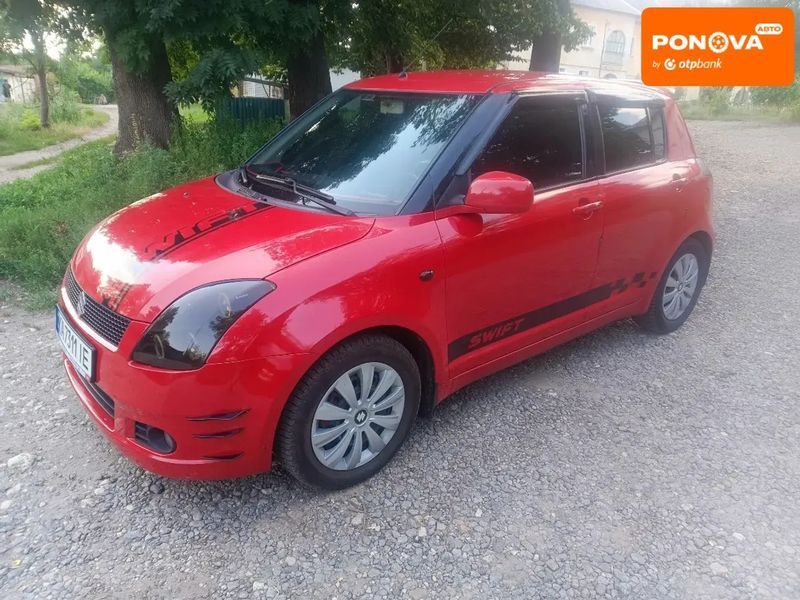 Suzuki Swift, 2006 г., Бензин, 172 тыс. км, Хетчбек, Красный, Калинівка AT-10404532 фото