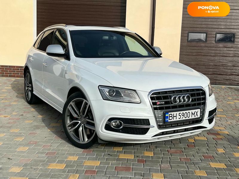 Audi SQ5, 2015, Дизель, 2.97 л., 85 тыс. км, Внедорожник / Кроссовер, Белый, Одесса Cars-Pr-65881 фото