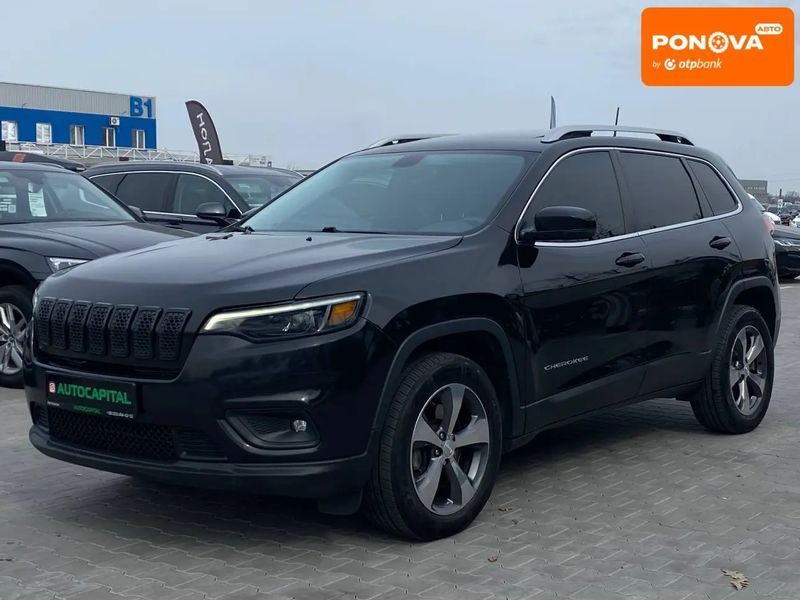 Jeep Cherokee, 2018 р., Бензин, 124 тис. км, Позашляховик / Кросовер, Чорний, Київ AT-10419056 фото