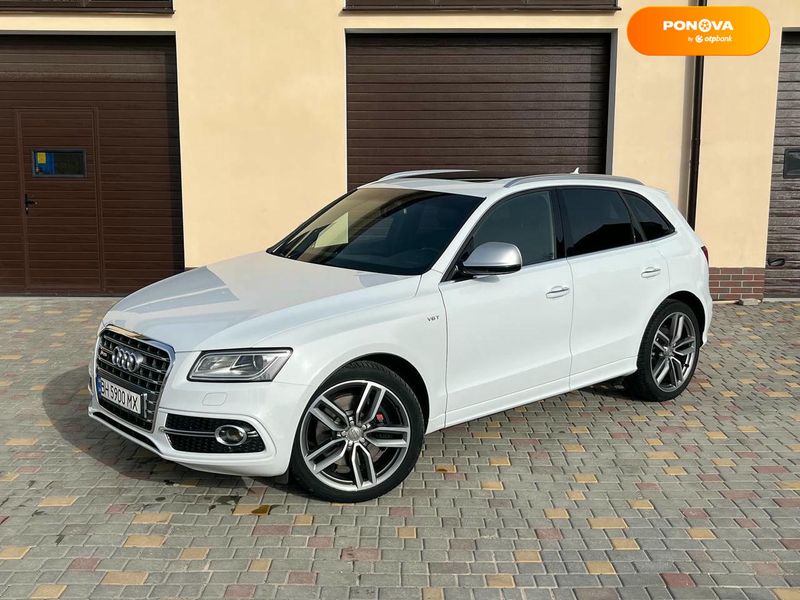 Audi SQ5, 2015, Дизель, 2.97 л., 85 тыс. км, Внедорожник / Кроссовер, Белый, Одесса Cars-Pr-65881 фото