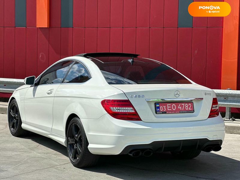 Mercedes-Benz C-Class, 2012, Бензин, 1.8 л., 215 тис. км, Купе, Білий, Київ 108018 фото