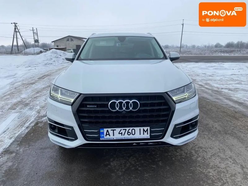 Audi Q7, 2017 р., Бензин, 179 тис. км, Позашляховик / Кросовер, Білий, Івано-Франківськ AT-10409786 фото