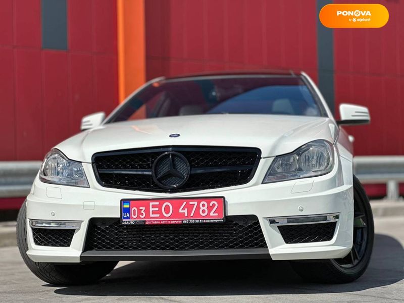 Mercedes-Benz C-Class, 2012, Бензин, 1.8 л., 215 тис. км, Купе, Білий, Київ 108018 фото