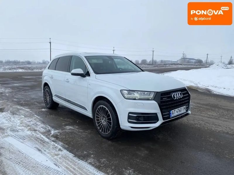 Audi Q7, 2017 р., Бензин, 179 тис. км, Позашляховик / Кросовер, Білий, Івано-Франківськ AT-10409786 фото