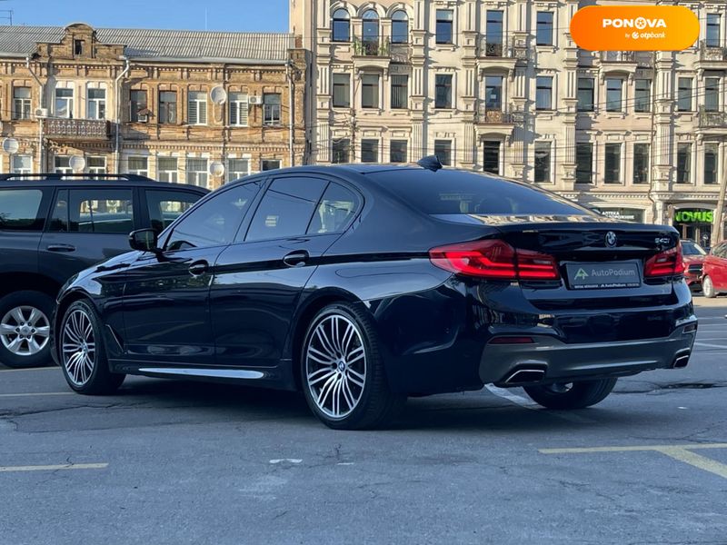 BMW 5 Series, 2016, Бензин, 3 л., 123 тыс. км, Седан, Синий, Киев 110934 фото