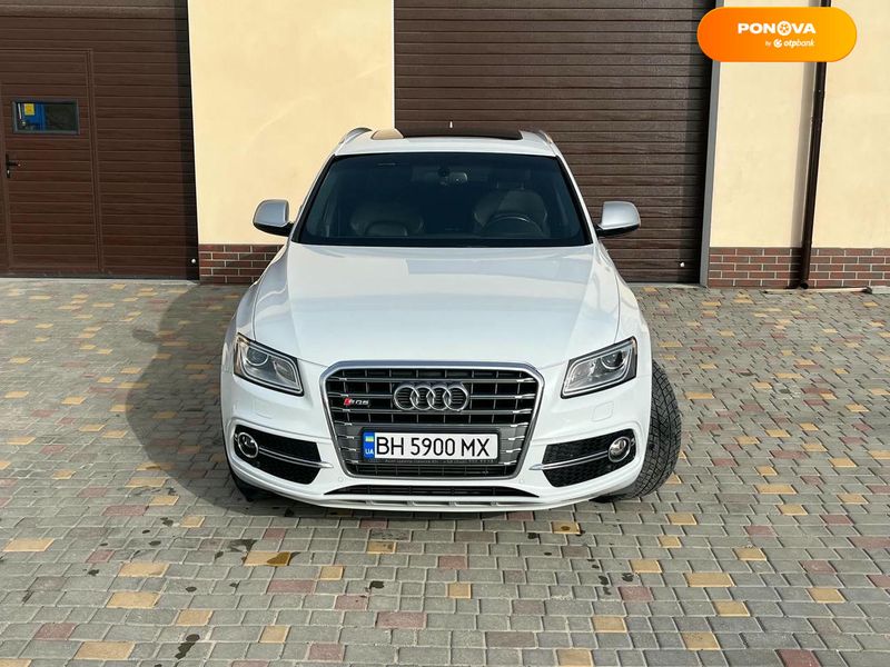 Audi SQ5, 2015, Дизель, 2.97 л., 85 тыс. км, Внедорожник / Кроссовер, Белый, Одесса Cars-Pr-65881 фото