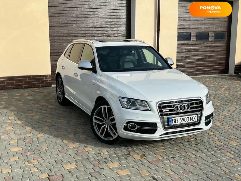 Audi SQ5, 2015, Дизель, 2.97 л., 85 тыс. км, Внедорожник / Кроссовер, Белый, Одесса Cars-Pr-65881 фото