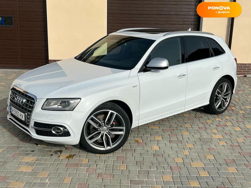 Audi SQ5, 2015, Дизель, 2.97 л., 85 тыс. км, Внедорожник / Кроссовер, Белый, Одесса Cars-Pr-65881 фото