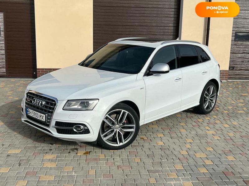 Audi SQ5, 2015, Дизель, 2.97 л., 85 тыс. км, Внедорожник / Кроссовер, Белый, Одесса Cars-Pr-65881 фото