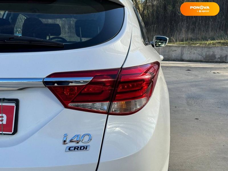 Hyundai i40, 2017, Дизель, 1.7 л., 140 тыс. км, Универсал, Белый, Киев 33877 фото
