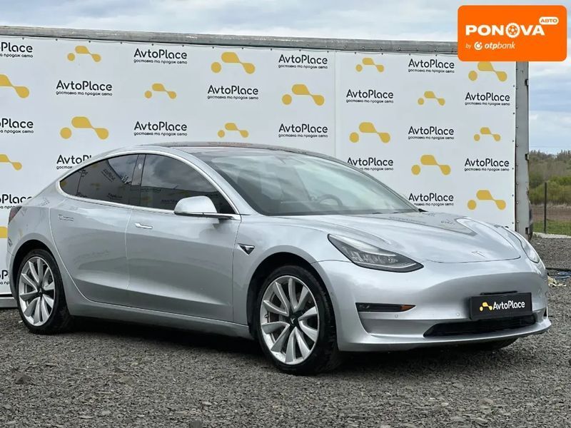 Tesla Model 3, 2018 р., Електро, 145 тис. км, Хетчбек, Сірий, Луцьк AT-10416300 фото