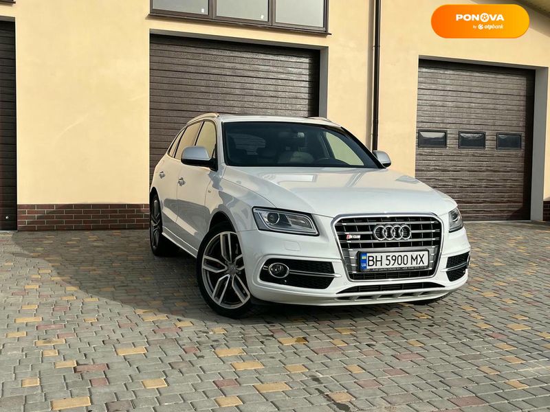 Audi SQ5, 2015, Дизель, 2.97 л., 85 тыс. км, Внедорожник / Кроссовер, Белый, Одесса Cars-Pr-65881 фото