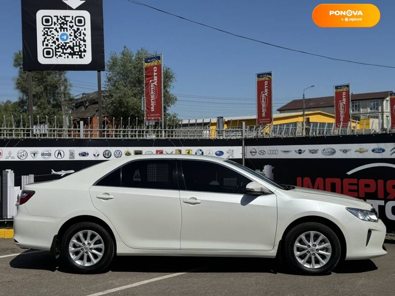 Toyota Camry, 2016, Бензин, 2.49 л., 45 тис. км, Седан, Білий, Київ 42595 фото