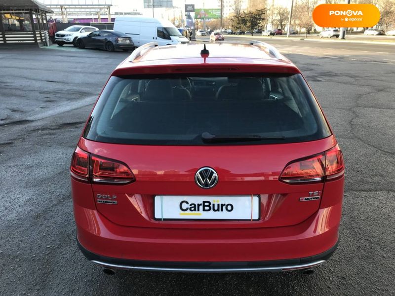 Volkswagen Golf Alltrack, 2017, Бензин, 1.8 л., 78 тыс. км, Универсал, Красный, Одесса 17621 фото