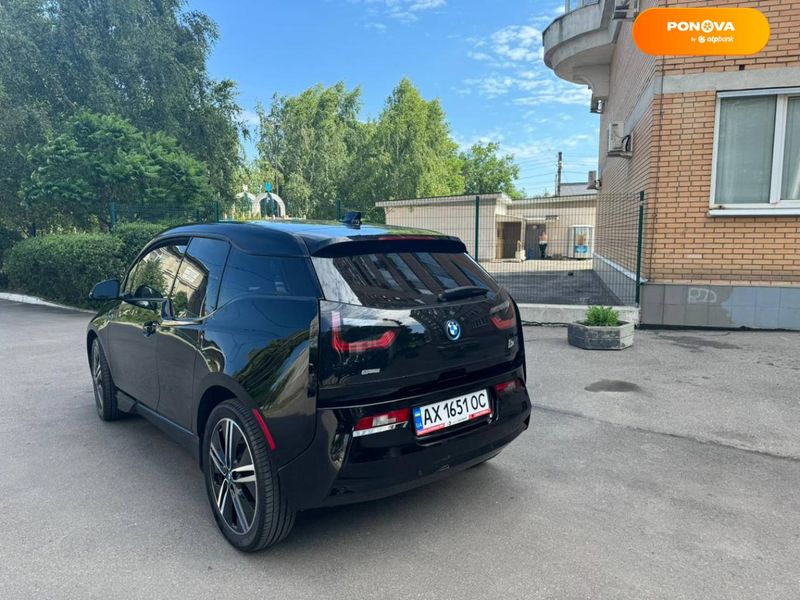 BMW I3, 2016, Гибрид (PHEV), 0.6 л., 38 тыс. км, Хетчбек, Чорный, Киев 98124 фото