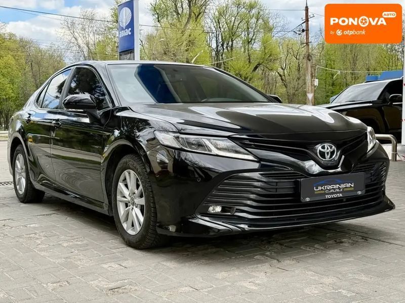 Toyota Camry, 2018 г., Бензин, 87 тыс. км, Седан, Чорный, Днепр (Днепропетровск) AT-10418066 фото