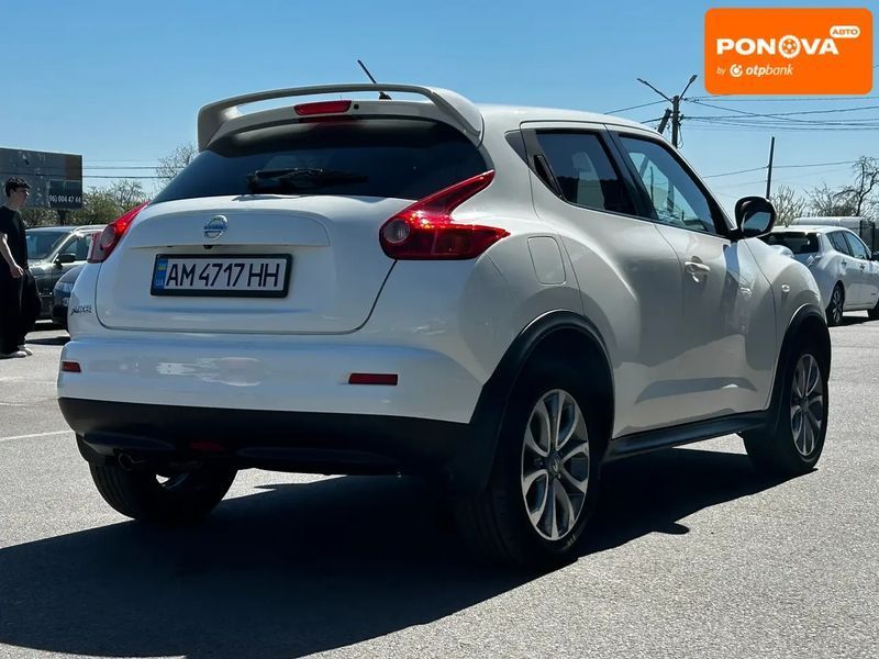 Nissan Juke, 2013 г., Бензин, 122 тыс. км, Хетчбек, Белый, Житомир AT-10416670 фото