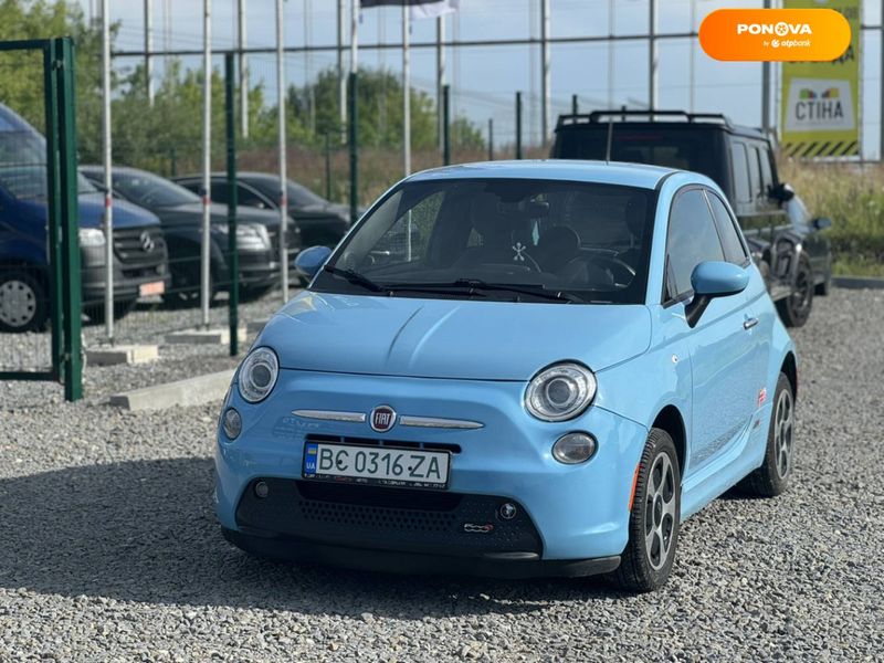 Fiat 500e, 2017, Електро, 63 тис. км, Хетчбек, Синій, Львів 103118 фото