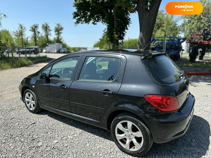 Peugeot 307, 2005, Бензин, 1.6 л., 197 тис. км, Хетчбек, Чорний, Вінниця 52376 фото