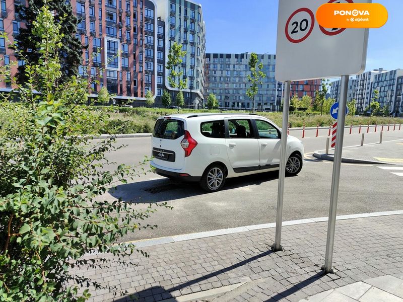 Dacia Lodgy, 2017, Дизель, 1.5 л., 237 тис. км, Мінівен, Білий, Київ 107754 фото