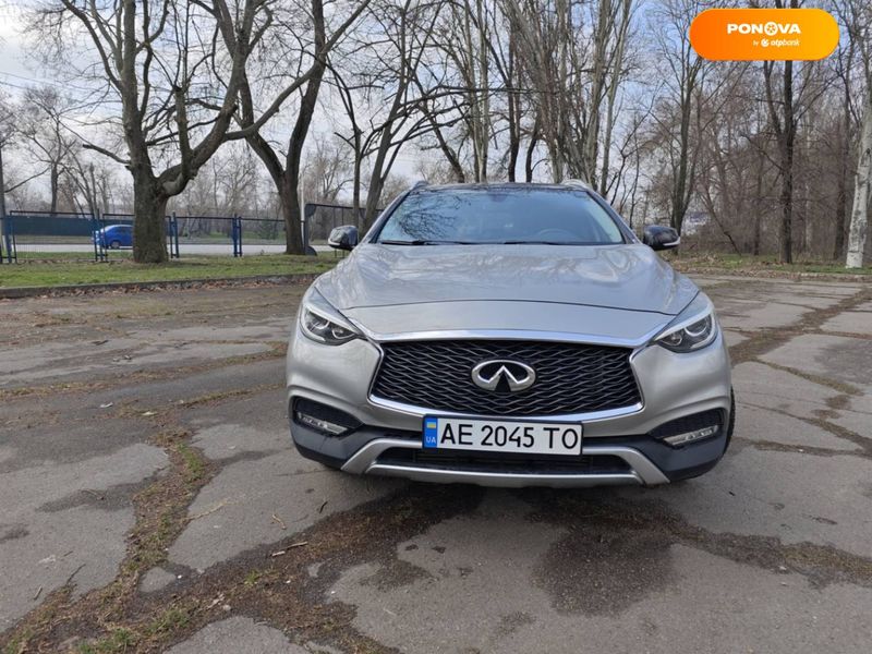 Infiniti QX30, 2016, Бензин, 1.99 л., 108 тис. км, Позашляховик / Кросовер, Сірий, Запоріжжя 32663 фото