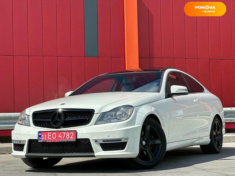 Mercedes-Benz C-Class, 2012, Бензин, 1.8 л., 215 тис. км, Купе, Білий, Київ 108018 фото